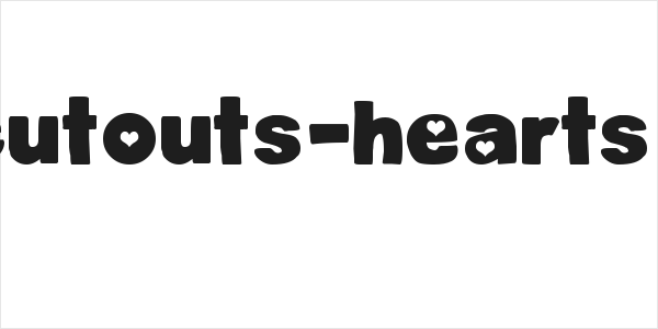 DJB Cutouts-Hearts Bold Logo