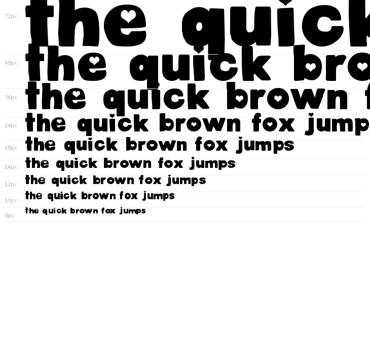 DJB Cutouts-Hearts Bold Waterfall