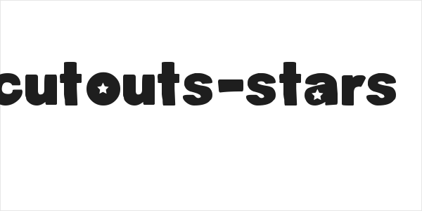 DJB Cutouts-Stars Bold Logo