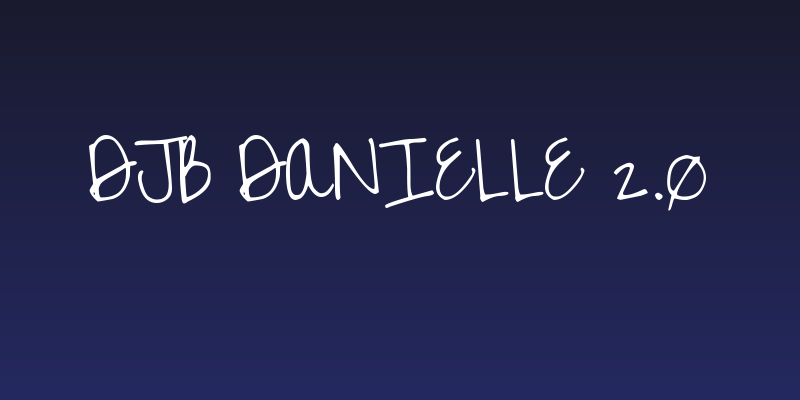 DJB DANIELLE 2.0 Social Header