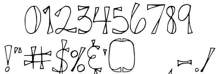 DJB DOODL E DOO Font OTHER CHARS