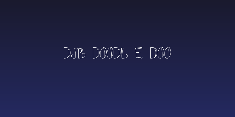 DJB DOODL E DOO Social Header