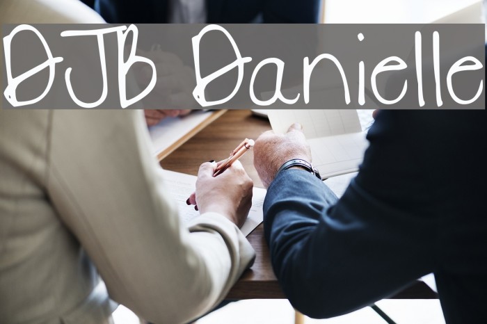 DJB Danielle Font examples