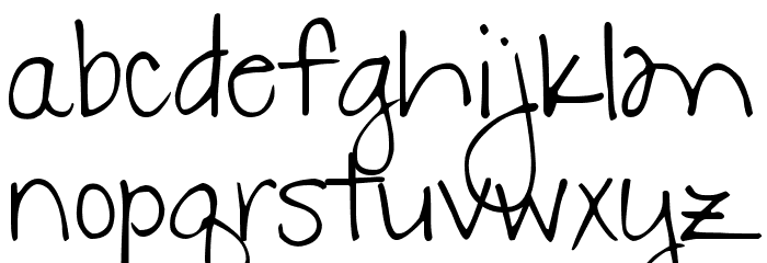 DJB Danielle Font LOWERCASE