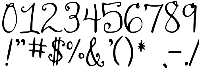 DJB Dear Mr Claus Font OTHER CHARS