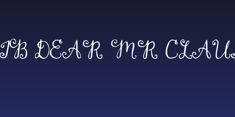 DJB Dear Mr Claus Social Header