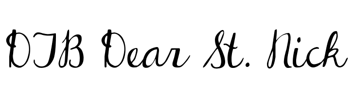 DJB Dear St. Nick Font