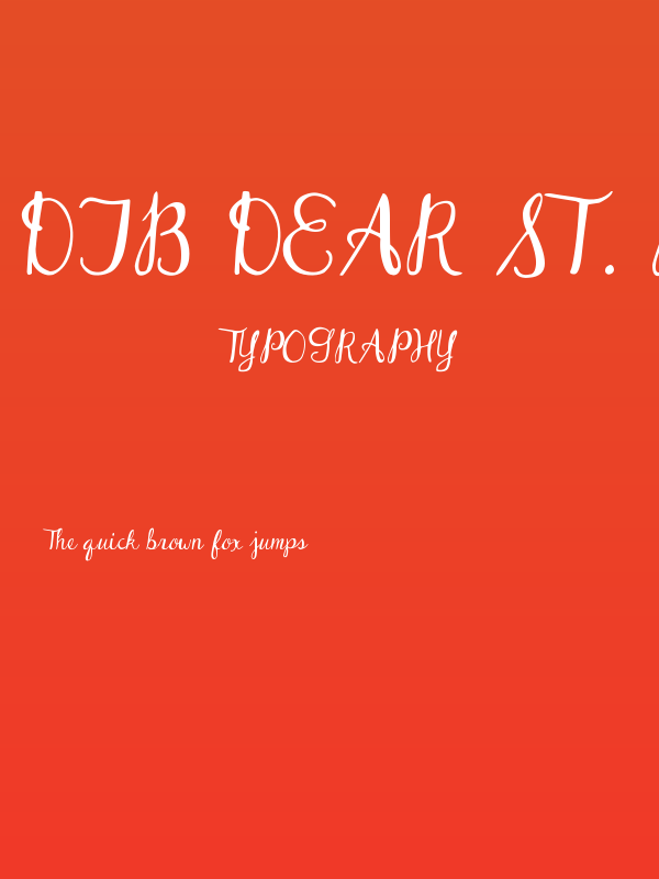 DJB Dear St. Nick Poster