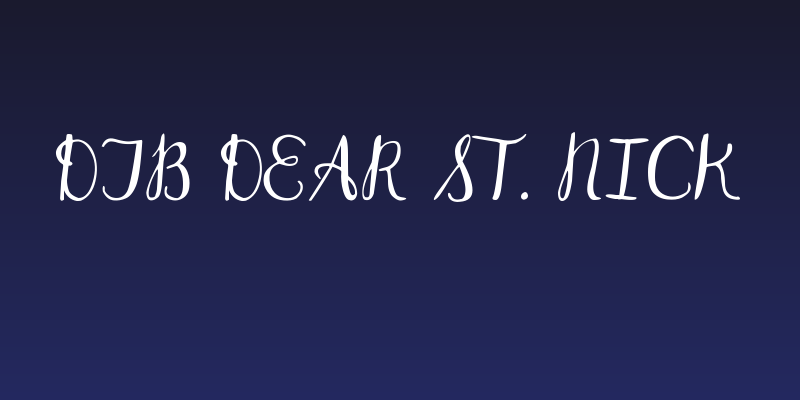 DJB Dear St. Nick Social Header