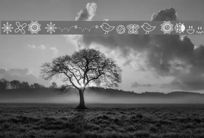 DJB Doodled Bits Font examples