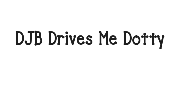 DJB Drives Me Dotty Logo
