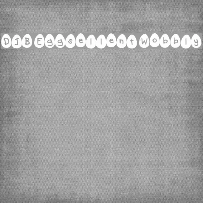 DJB Eggsellent Wobbly Font examples