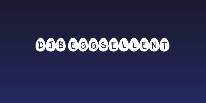 DJB Eggsellent Social Header