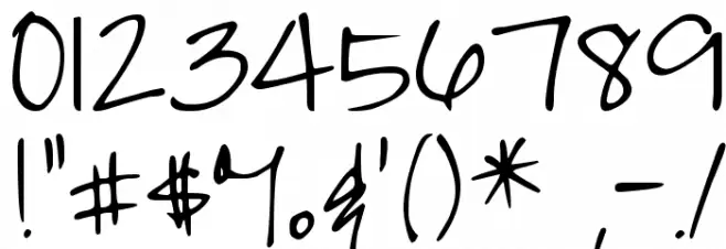 DJB Elliephont Font OTHER CHARS