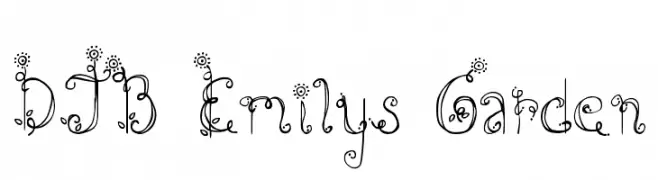 DJB Emilys Garden  font caratteri gratis