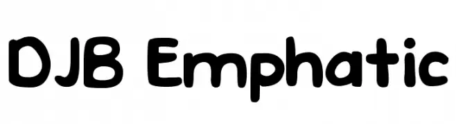 DJB Emphatic  Fuentes Gratis Descargar