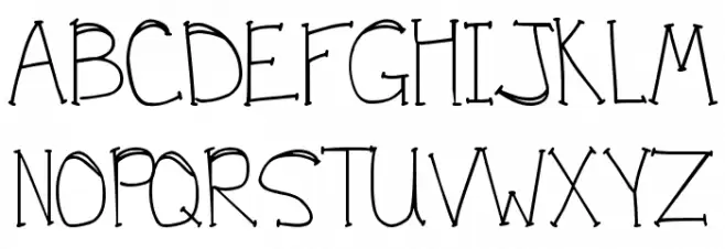 DJB FOR ANNIE Schriftart Groß