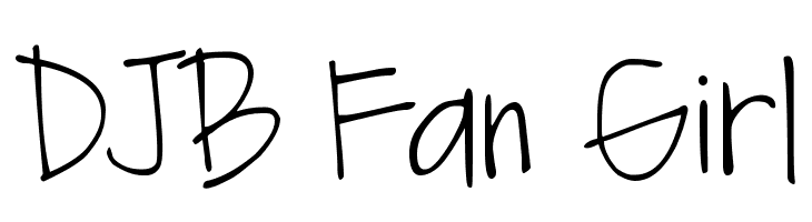 DJB Fan Girl Font