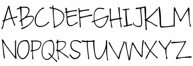 DJB Fan Girl Fuentes MAYÚSCULAS