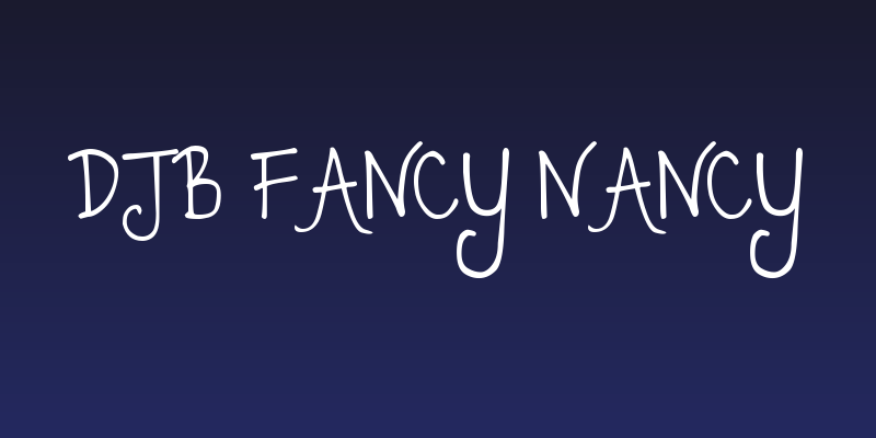 DJB Fancy Nancy Social Header