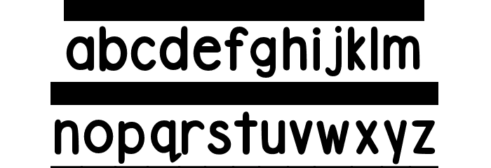DJB File Folder Labels Schriftart Kleinbuchstaben