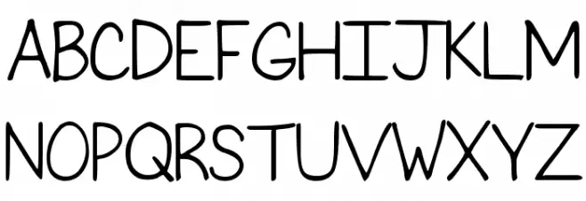 DJB First Grade Teacher Schriftart Groß
