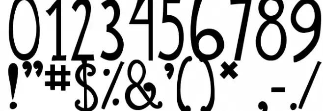 DJB Fizza Wizza Wowza Bold Font OTHER CHARS