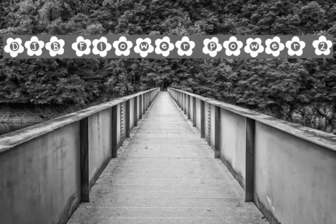 DJB Flower Power 2 Font examples