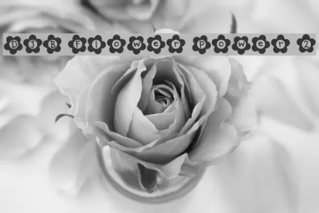 DJB Flower Power 2 Font examples