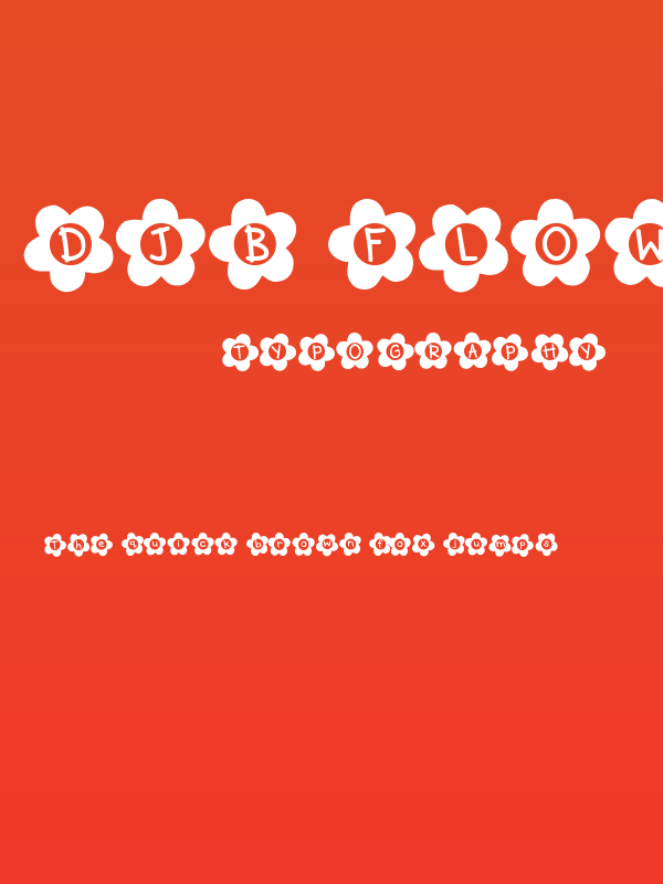 DJB Flower Power 2 Poster