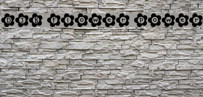 DJB Flower Power Font examples