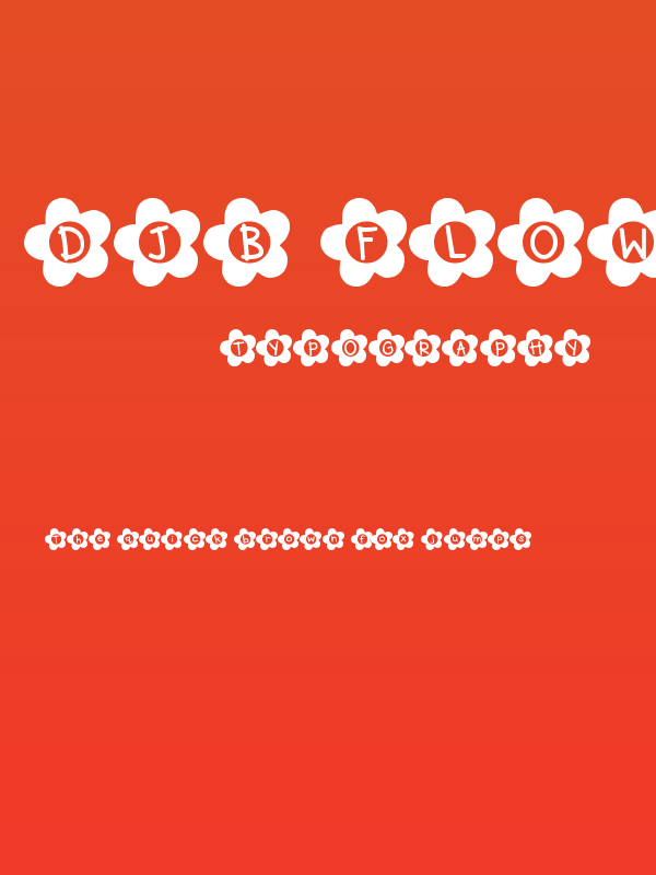 DJB Flower Power Poster