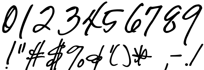 DJB Fresh Start Bold Font OTHER CHARS
