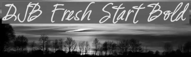 DJB Fresh Start Bold Example 1