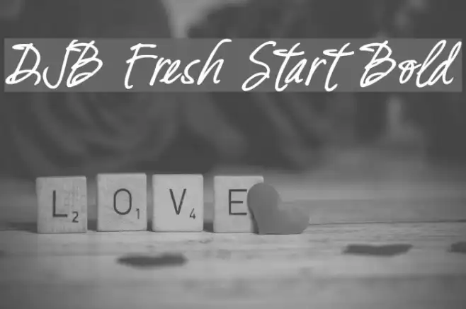 DJB Fresh Start Bold Example 3