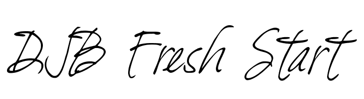 DJB Fresh Start  免费字体下载