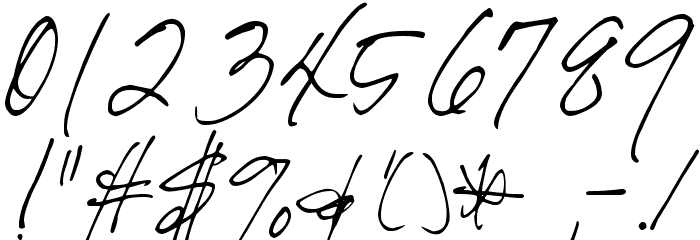 DJB Fresh Start Font OTHER CHARS