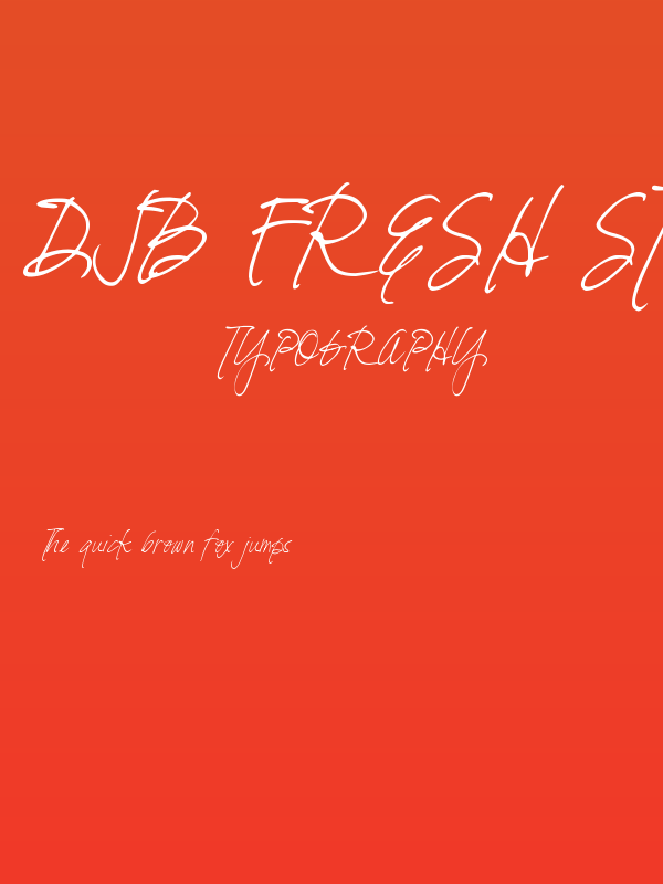 DJB Fresh Start Poster