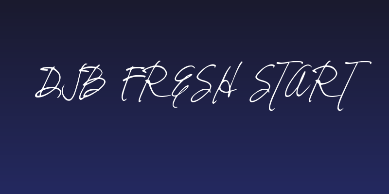 DJB Fresh Start Social Header