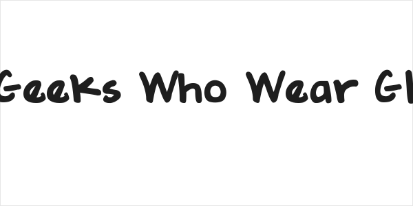 DJB Geeks Who Wear Glasses Logo