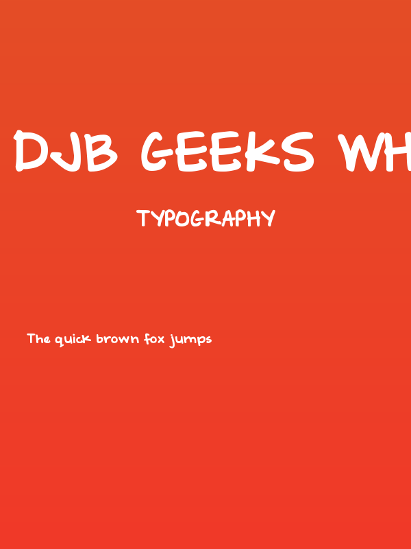 DJB Geeks Who Wear Glasses Poster