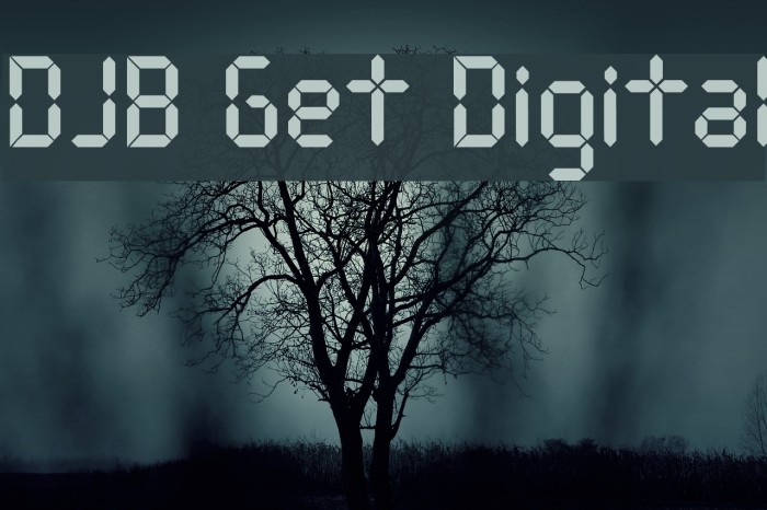 DJB Get Digital Font examples