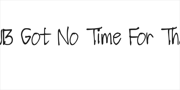 DJB Got No Time For That Logo