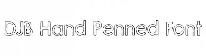 DJB Hand Penned Font  Free Fonts Download
