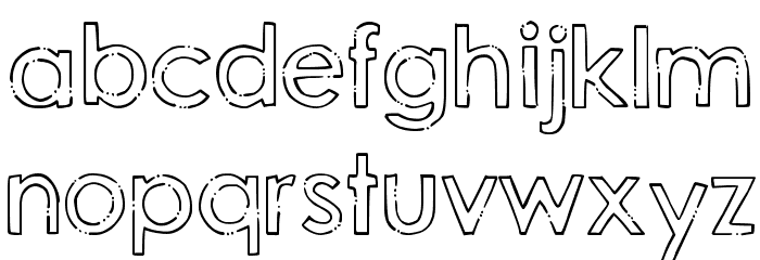 DJB Hand Penned Font Font LOWERCASE