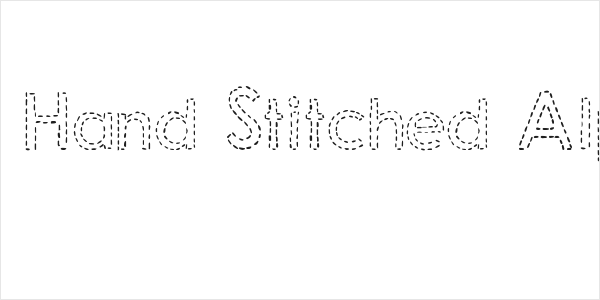 DJB Hand Stitched Alpha Logo