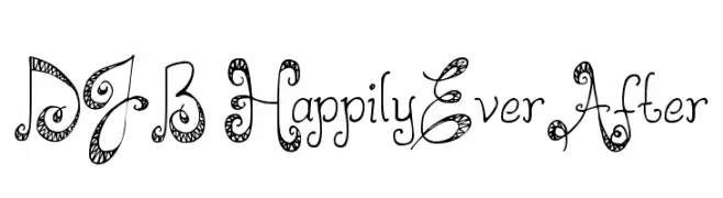 DJB HappilyEverAfter  تنزيل الخطوط