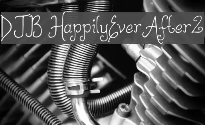 DJB HappilyEverAfter2 Fonte examples