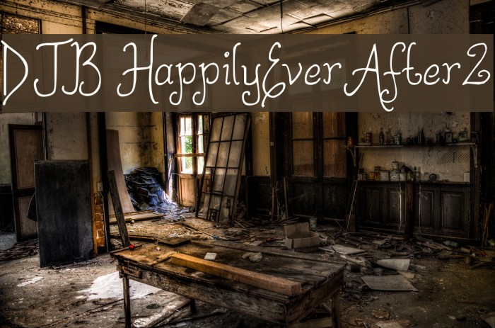 DJB HappilyEverAfter2 Fonte examples