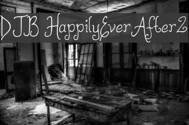 DJB HappilyEverAfter2 Fonte examples